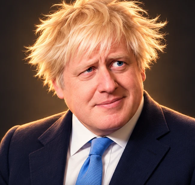 Approved cartoon portrait of Boris