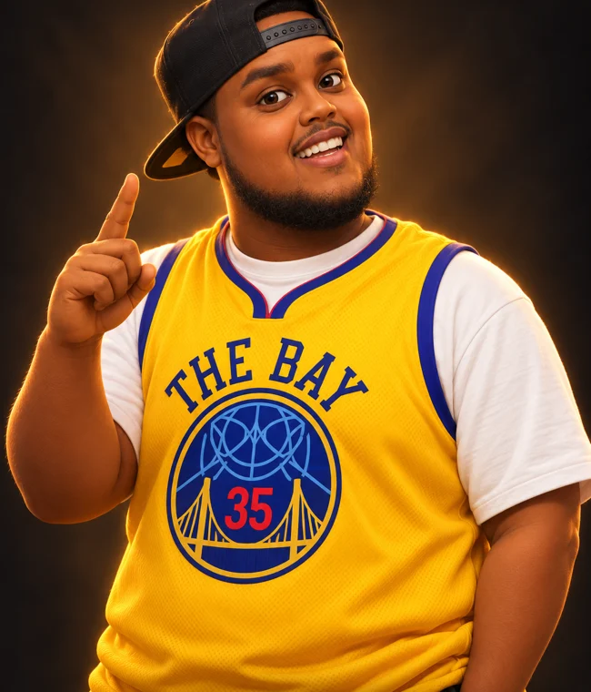 Approved cartoon portrait of Chunkz