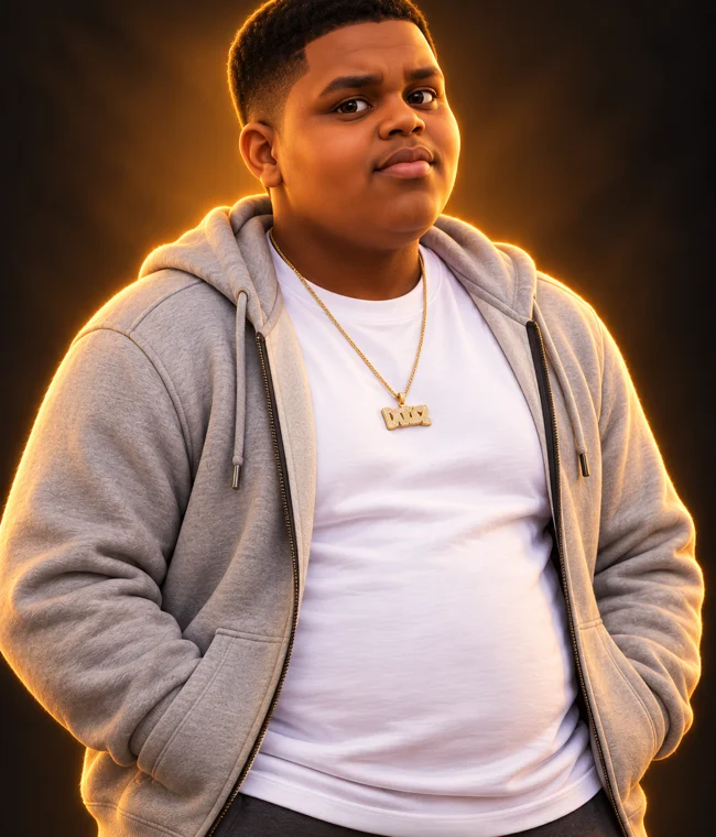 Approved cartoon portrait of Deno