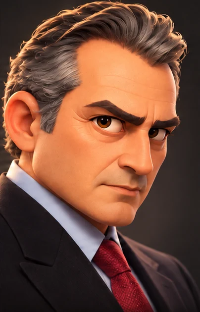 Approved cartoon portrait of Kenan