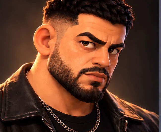 Approved cartoon portrait of Noizy