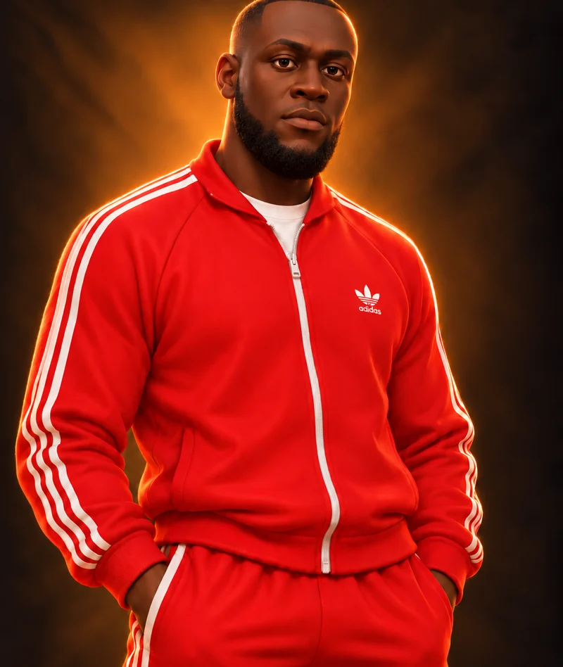 Approved cartoon portrait of Stormzy